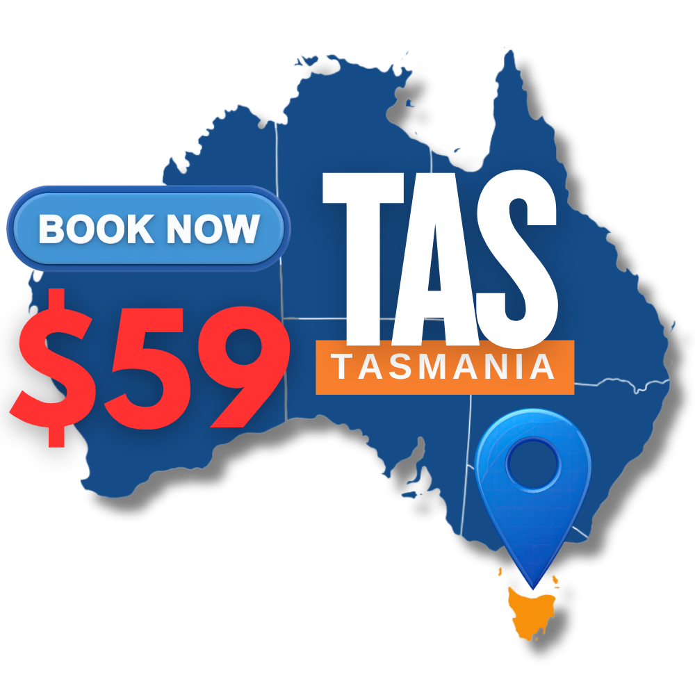 Blue Dog White Card TAS Blue Dog White Card TAS