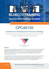 CPC40120 Course Information Booklet Preview